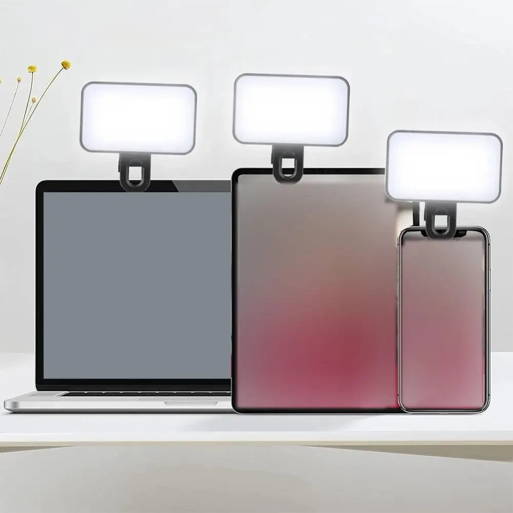 Rechargeable Clip On Selfie Fill Light